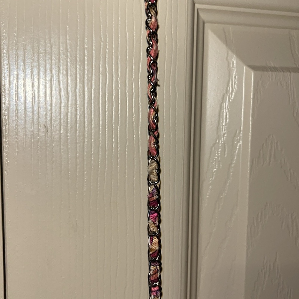 Vera Bradley Pink Paisley Print Mini Chain Crossbody Bag Purse - Picture 6 of 6